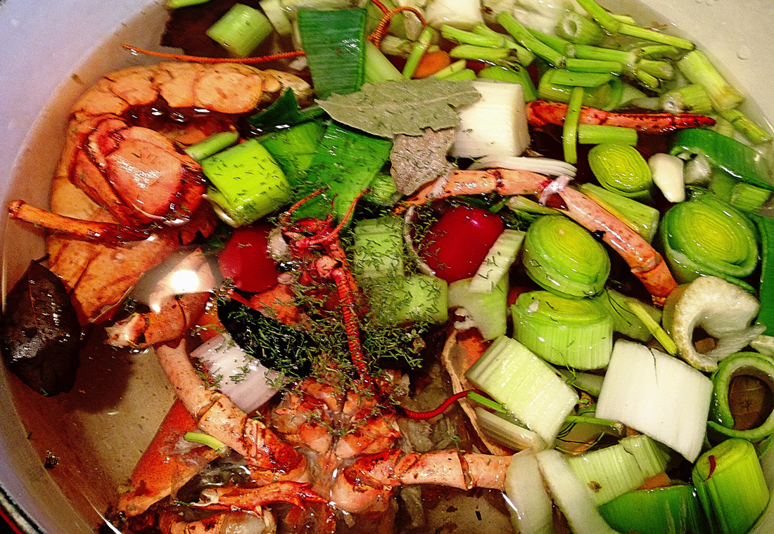 Seafood Stock - Shellfish Stock With Shrimp, Lobster or Crab Shells!